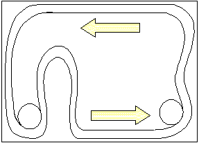 この中にショートカットやら坂道やらオフロードやら盛りだくさん